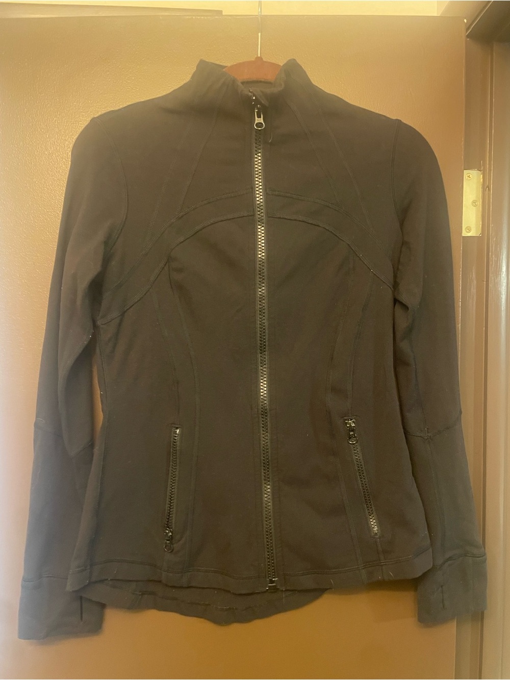 lululemon athletica Black Zip-Up define Jacket